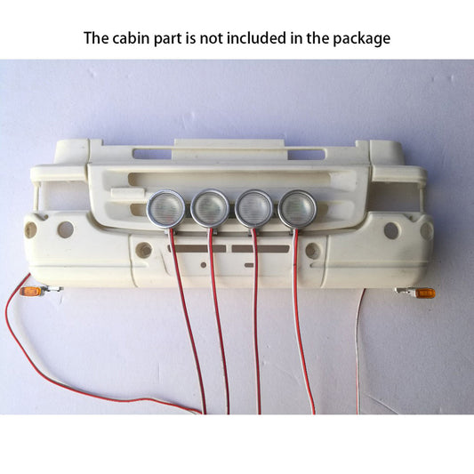 Degree CNC Plastic LED Spot Lamps Spotloghts for Tamiya 1:14 RC Truck Remote Control Tractor Trailer Car Model R730 R620 R470
