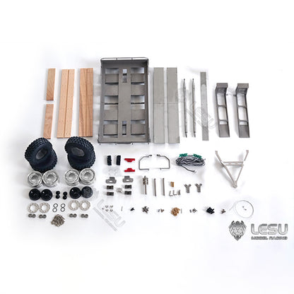Metal Trailer Plate for 1/14 LESU Aoue-LT5H LT5 Wheeled Tracked Skid-Steer Loader Remote Control Hydraulic Model Car
