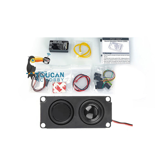 NOOXION Sound System for 1/14 LESU FH750 RC Tractor Truck Remote Controlled Construction Vehicle DIY Parts Hobby Model Optional Versions Sound System