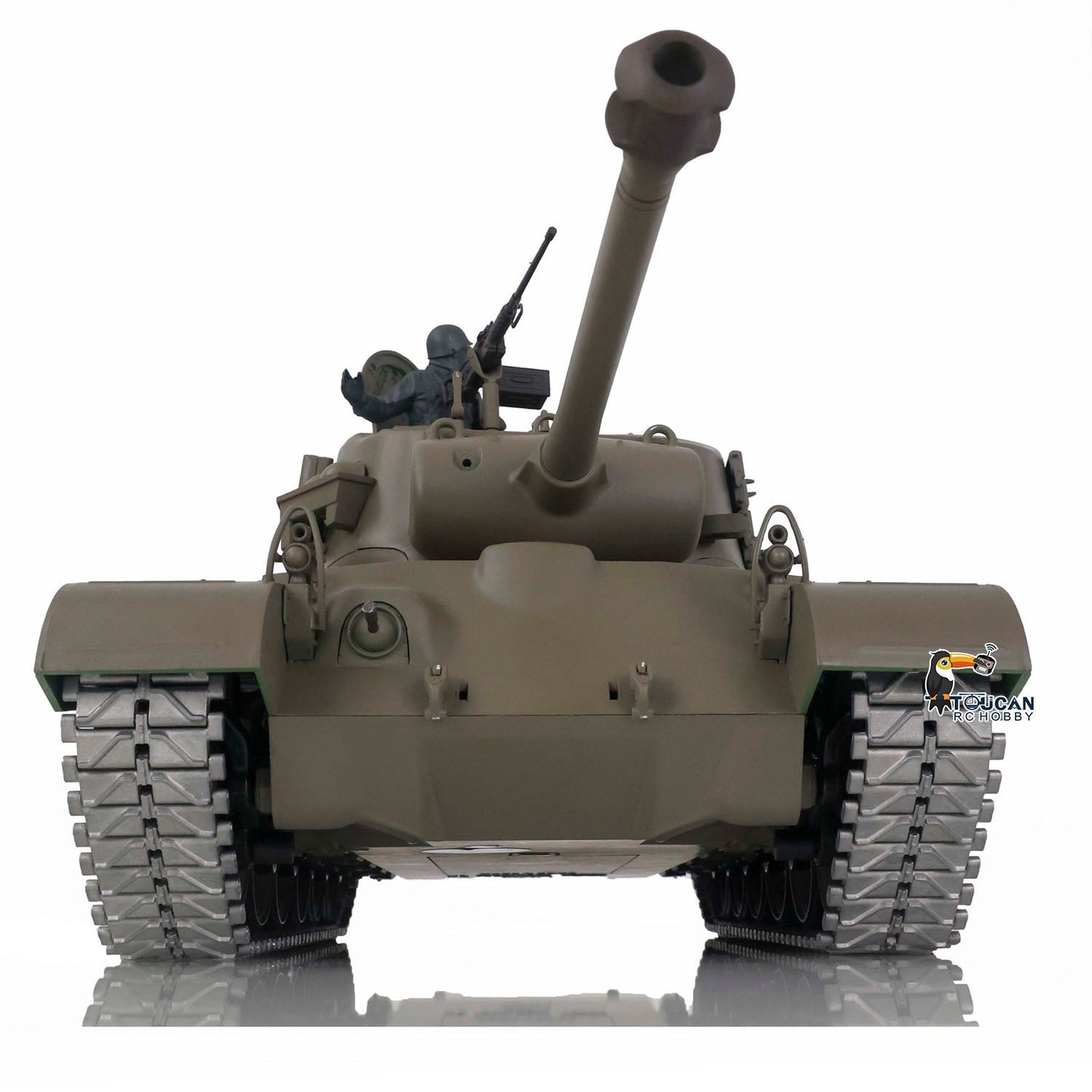 TOUCAN RC HOBBY Henglong 1/16 TK7.0 Promotion 3838 M26 Pershing RTR RC Tank FPV BB IR 360 Degrees Turret Smoke Metal Tracks Sprockets Steel Gearbox Model