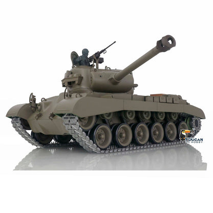 TOUCAN RC HOBBY Henglong 1/16 TK7.0 Promotion 3838 M26 Pershing RTR RC Tank FPV BB IR 360 Degrees Turret Smoke Metal Tracks Sprockets Steel Gearbox Model