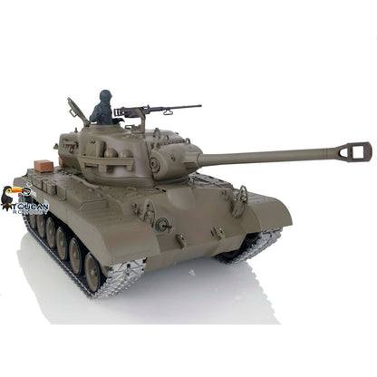 TOUCAN RC HOBBY Henglong 1/16 TK7.0 Promotion 3838 M26 Pershing RTR RC Tank FPV BB IR 360 Degrees Turret Smoke Metal Tracks Sprockets Steel Gearbox Model