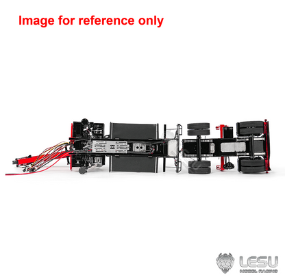 LIMITED-TIME SALE IN Stock LESU A0052 1/14 Metal Hydraulic RC Timber Transport Truck Mounting Base with 8CH Reversing Valve Grapple 360 Degree Crane 2Axles Trailer