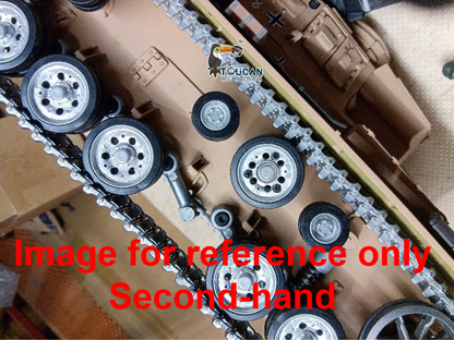 Fast Free Shipping Second Hand US Stock Henglong 1/16 7.0 Customized Panzer III H RTR RC Tank 3849 Metal Tracks Wheels
