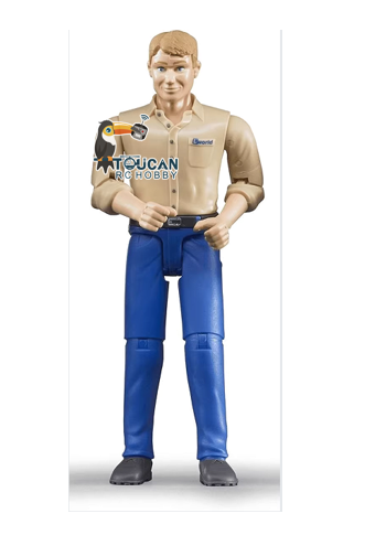 Christmas Sale 1/16 Toy Figure for 1/14 RC Excavator Loader Forklift Truck Cars Construction Vehicles DIY Part