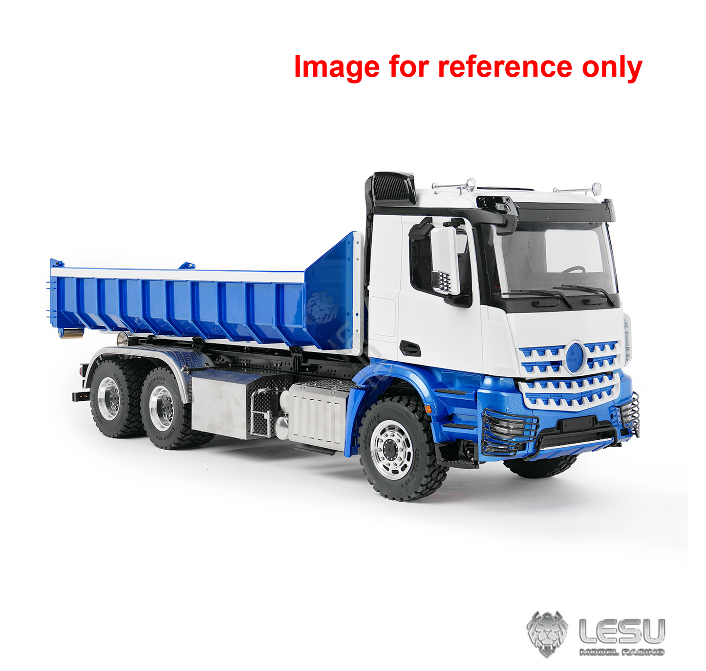 LESU Z0100 1/14 6x6 Metal Hydraulic RC Roll Off Dump Truck with Folding Hook Lift 3 Speed Transmission Differential Lock Light Sound