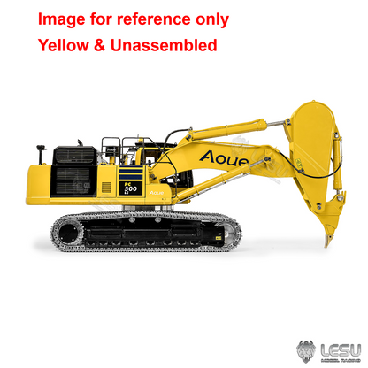 LESU PC500 1/14 Metal Hydraulic RC Crawler Excavator B0020 Remote Control Rock Arm Digger KIT Model with Brushless Motor ESC Light 3CH Valve