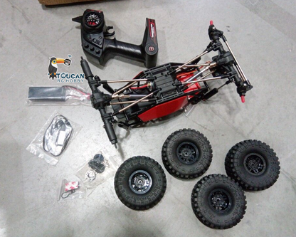 Free Shipping Second Hand US Stock RTR 8504 RC 1/10 Electric RC Off-road Vehicle 4X4 Remote Control Rock Crawler Metal Shock Absorber Drive Shaft 540 Brushed Motor
