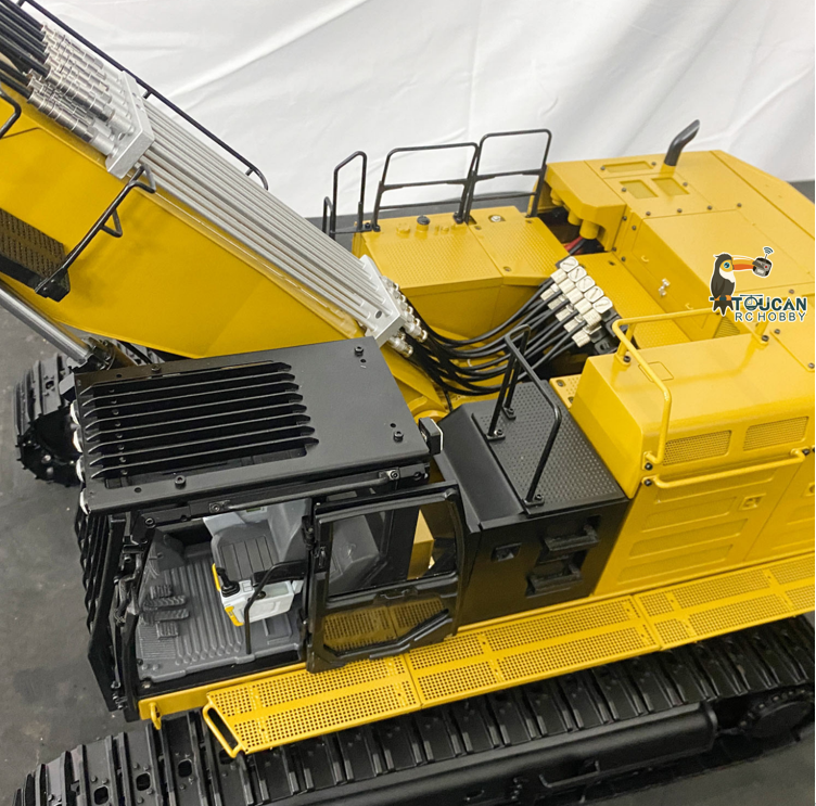 TOUCAN RC HOBBY BMG 1/14 374 UHD 4-arm RC Hydraulic Demolition Excavator Radio Control Digger Assembled & Painted PL18EV Sound Light System