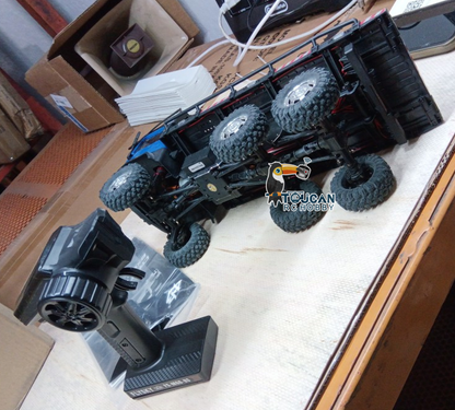 Free Shipping Second Hand US Stock CR18P Flatbed Truck 6x6 RTR RC Rock Crawler 1/18 Off-Road Truck 2-Speed Lights