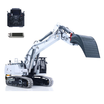 TOUCAN RC HOBBY Flash Sale LESU LR956 Metal 1/14 RC Hydraulic Excavator 2 Arms Remote Control Digger Model 4MPA Dual Pumps Light 3S Battery PL18EV LITE Outdoor
