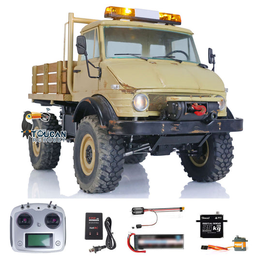 LESU 1/10 4x4 RC Off-Road Vehicles RTR UM406 Remote Controlled Crawler Painted Assembled Trucks Brushless Motor ESC