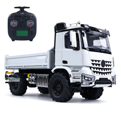 TOUCAN RC HOBBY 3363 MODO 1/14 4x4 Metal Remote Control Hydraulic Dumper 2Speed Gearbox Differential Locks RC Tipper Model ST8 Radio Light Sound