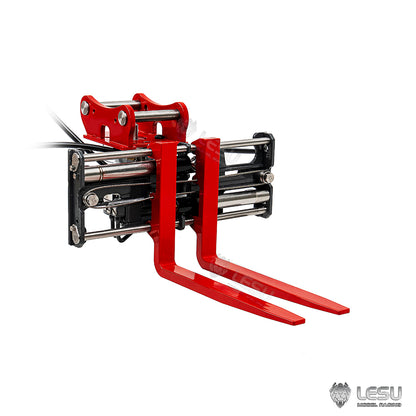 270 Degrees Rotatable Metal Hydraulic Fork for LESU 1/14 RC Hydraulic Excavator LR960 ZX490 LR945 SK500 ET30H ET26L ET36L AC360 Digger