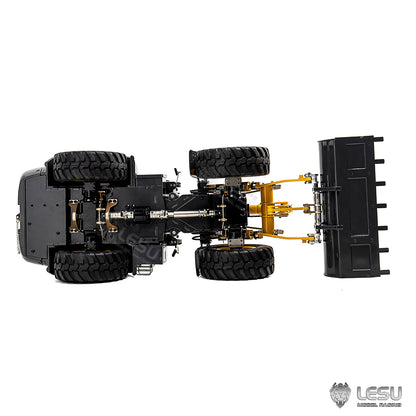 Metal LESU 1/14 RC Hydraulic Loader Aoue WA100M-8 4X4 RTR Remote Control Construction Vehicle Axle Lock Sound Light ST8 Radio
