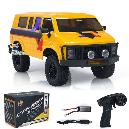 Hobby Plus 1/18 4x4 4WD CR18P RC Crawler Car Electric Remote Controlled Off-road Vehicles Hobby Model 2-speed Transmission