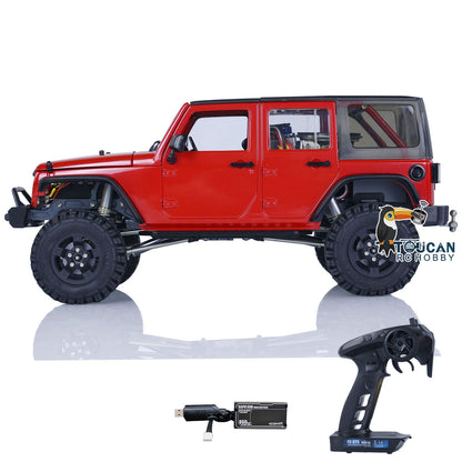 Capo 1/18 RC Crawler Car CUB2 RTR Painted Assembled Remote Control Climbing Vehicle 2-Speed Transmission Light Sound ESC