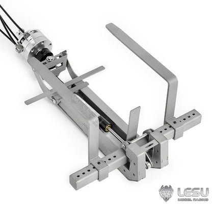LESU 1/14 Metal Hydraulic Fork Brick Clamp for LESU RC Hydraulic Crane Dumper Car Radio Control Truck Kits Unassembled and Unpainted