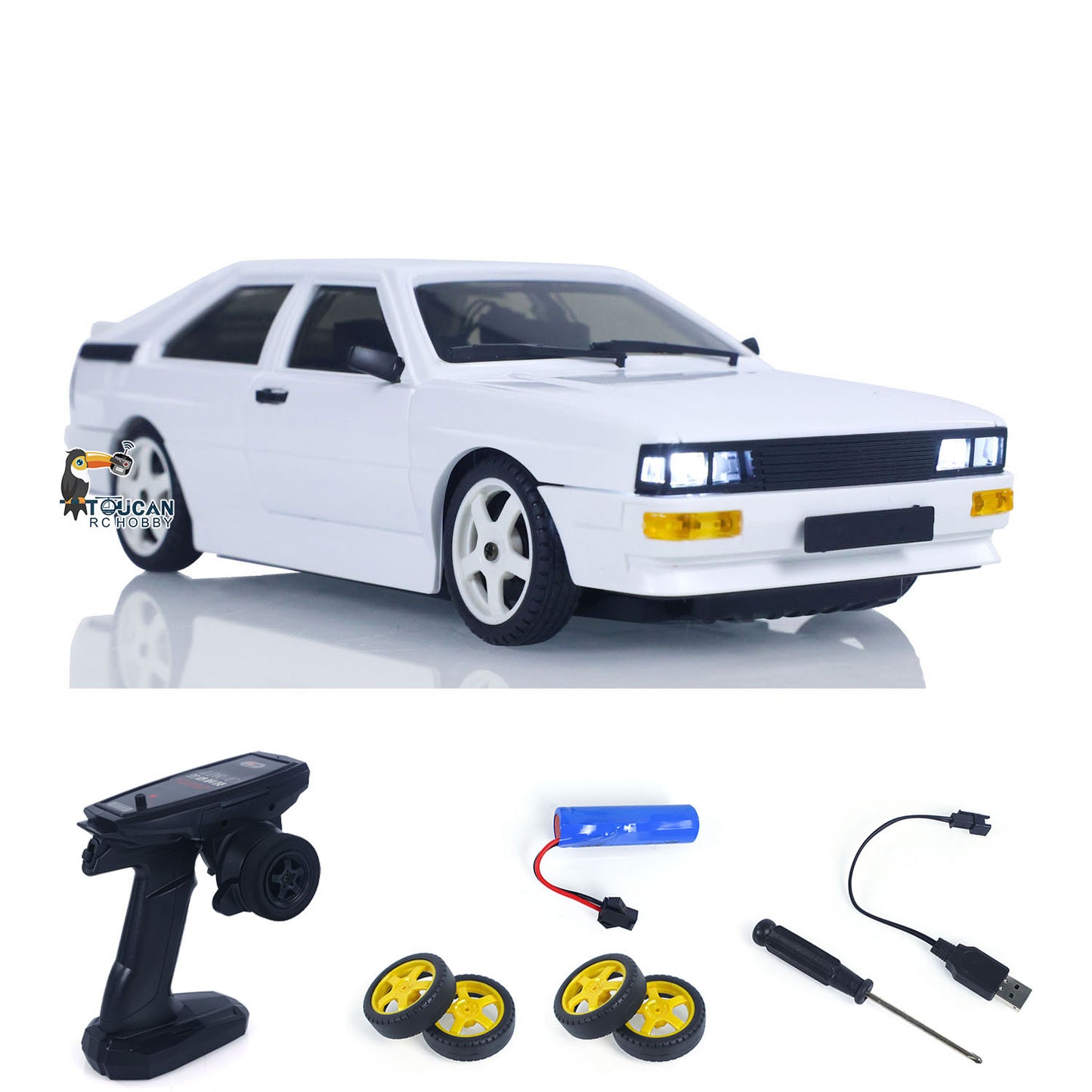 US Stock Plastic LDRC 2804W 1/28 4WD RC Drift Car Remote Control Racing Vehicles Motor ESC Steering Servo Light System Model Toys