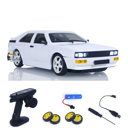 US Stock Plastic LDRC 2804W 1/28 4WD RC Drift Car Remote Control Racing Vehicles Motor ESC Steering Servo Light System Model Toys