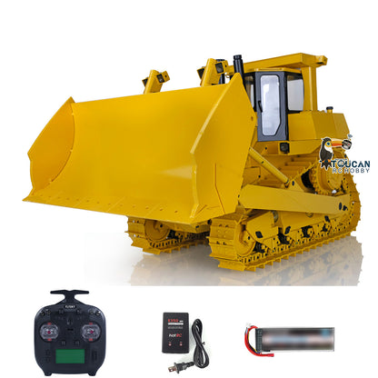 Fast Free Shipping  1/14 Scale JDMODEL Metal RC Hydraulic Bulldozer DXR2 JDM-98 W/ Light Sound Pump Cylinder ESC Motor Battery