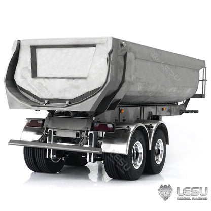 LESU 1/14 Metal RC Hydraulic Lifting Semi-tipper Model with A0006 Electric Legs for RC Tractor Truck DIY Builders Backyard Fun