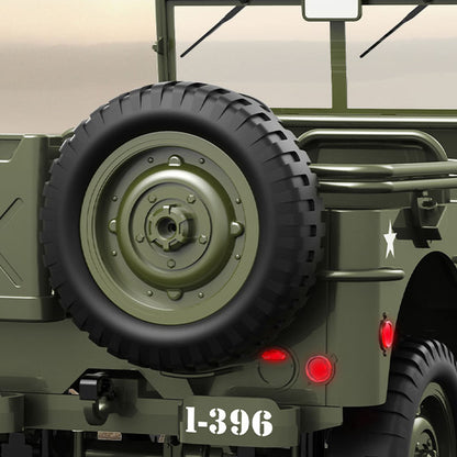 In Stock 1/10 RC Off Road Vehicle C8815 4WD Remote Control Rock Crawler Car Military Truck Model Climbing Car RTR Battery LED Lights