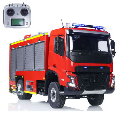 TOUCAN RC HOBBY 1/14 4X4 RC Fire Fighting Vehicle PS0015 Remote Control Rescue Car Water Spray i6S Radio 2Speed Light Sound System for Sale
