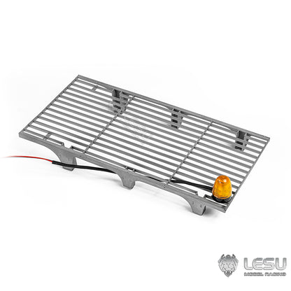 Metal Quick Released Coupler Cab Guardrail Lighting LED Lamp for LESU 1/14 RC Hydraulic Excavator Aoue LR945 DIY Parts
