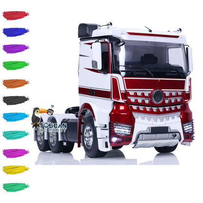 Toucan Hobby 1/14 6x4 RC Tractor Truck 3363 Remote Control Car Painted Assembled Model Lights Optional Versions