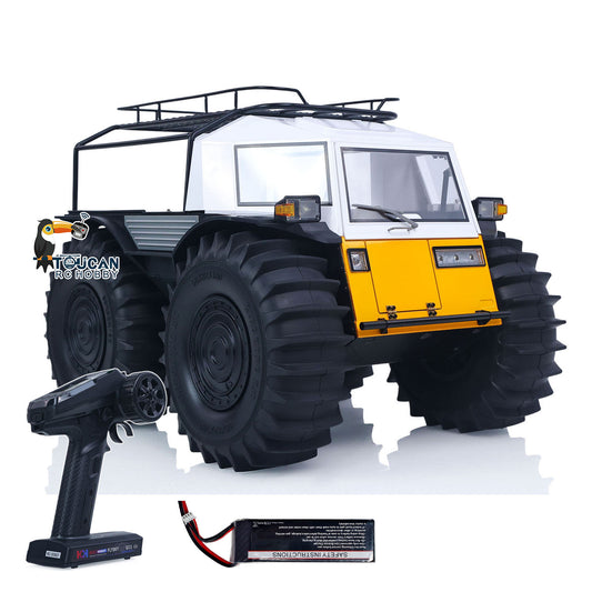 1/10 Scale All-terrain RC Off-road Vehicle Amphibious Climbing Car KIT/RTR D-E077 Painted Light Sound System