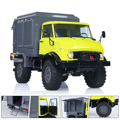 LESU RAVE-UM406 /10 Metal RC Off-Road Vehicle 2-Speed Transmission Winch Sound Light System Hobbywing QuicRun Fusion SE 1200KV Brushless Motor & ESC