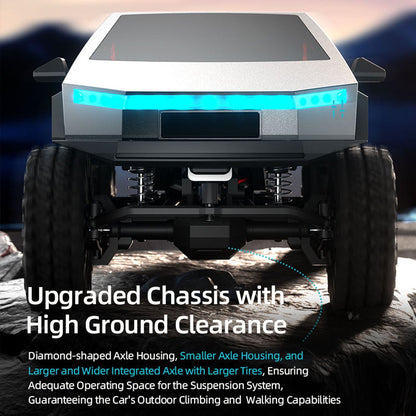 TOUCAN RC HOBBY JJRC 1:18 RC Rock Crawler Car C8818 2.4GHz Wireless Control Four Wheel Drive Climbing Car 2Speed Brushed Motor Battery Light RTR
