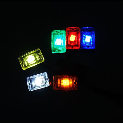 2.2V-3V LED Warning Light Plastic Marker Lamp for DIY TAMIYA 1/14 RC Tractor Truck Model Trailer Dumper Road Rescue Vehicle Car