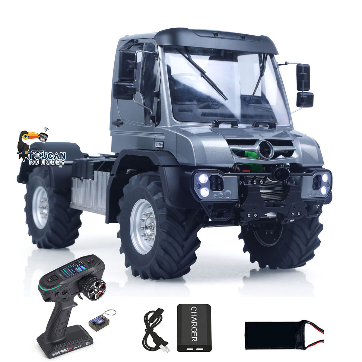TOUCAN RC HOBBY LikeRC U535 Lite 4X4 1/14 Remote Control Rock Crawler Car RC Off Road Vehicle Metal Drive Shafts 2Speed Gearbox Brushless Motor ESC