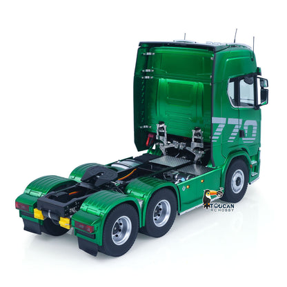 In Stock 1/14 KABOLITE 6*6 Remote Control Tractor Truck 770S 2Speed Gearbox Axle Locks Electric Windshield Wiper Openable Door RTR