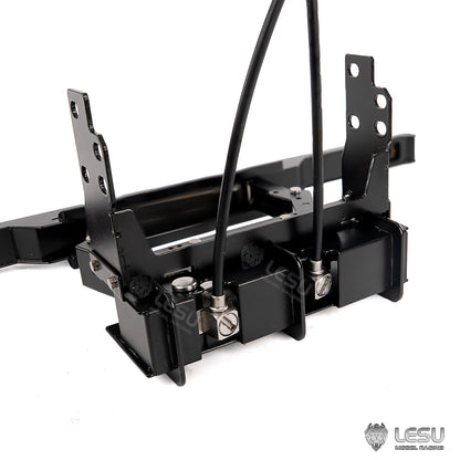 TOUCAN RC HOBBY LESU Metal Hydraulic Telescopic Bumper for Foldable Roll On Off Dumper Frame A0061 DIY 1/14 Remote Control Truck Model No Light