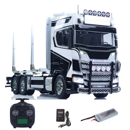 In Stock 6x4 1/14 RC Timber Truck SC770S 56360 Remote Control Lorry Car RTR 3Speed Vehicles Smoke Light Sound ST8 Radio Battery