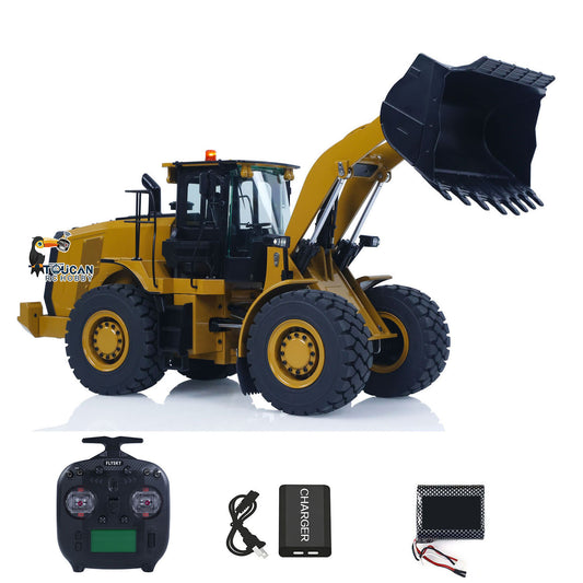 In Stock TOUCAN RC HOBBY K966 KABOLITE 2.4Ghz 1/16 Hydraulic RC Loader 966 Car 7500mAh Battery 8 Channels Radio Control Good Hydraulic Valve Pump Wheel