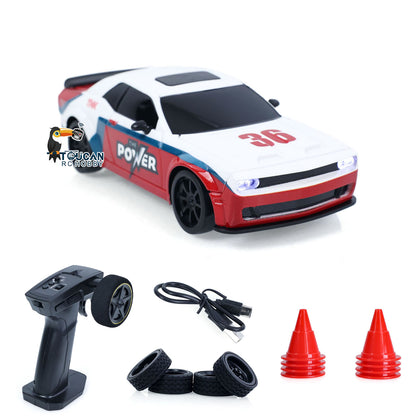 TOUCAN RC HOBBY US Stock JIABAILE 4WD Plastic 1/36 RC Drift Car 3612A Gyroscope 25KM/H High Speed Indoor Outdoor Mini Racing Car LED Lights Battery 2.4G Radio