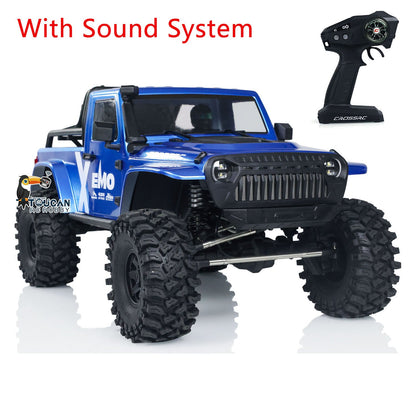 1/8 CROSS RC EMOX Off-road Vehicle Light Sounds Radio Control Crawler 2Speed Assembled Emulated Car Hobby Models 4WD