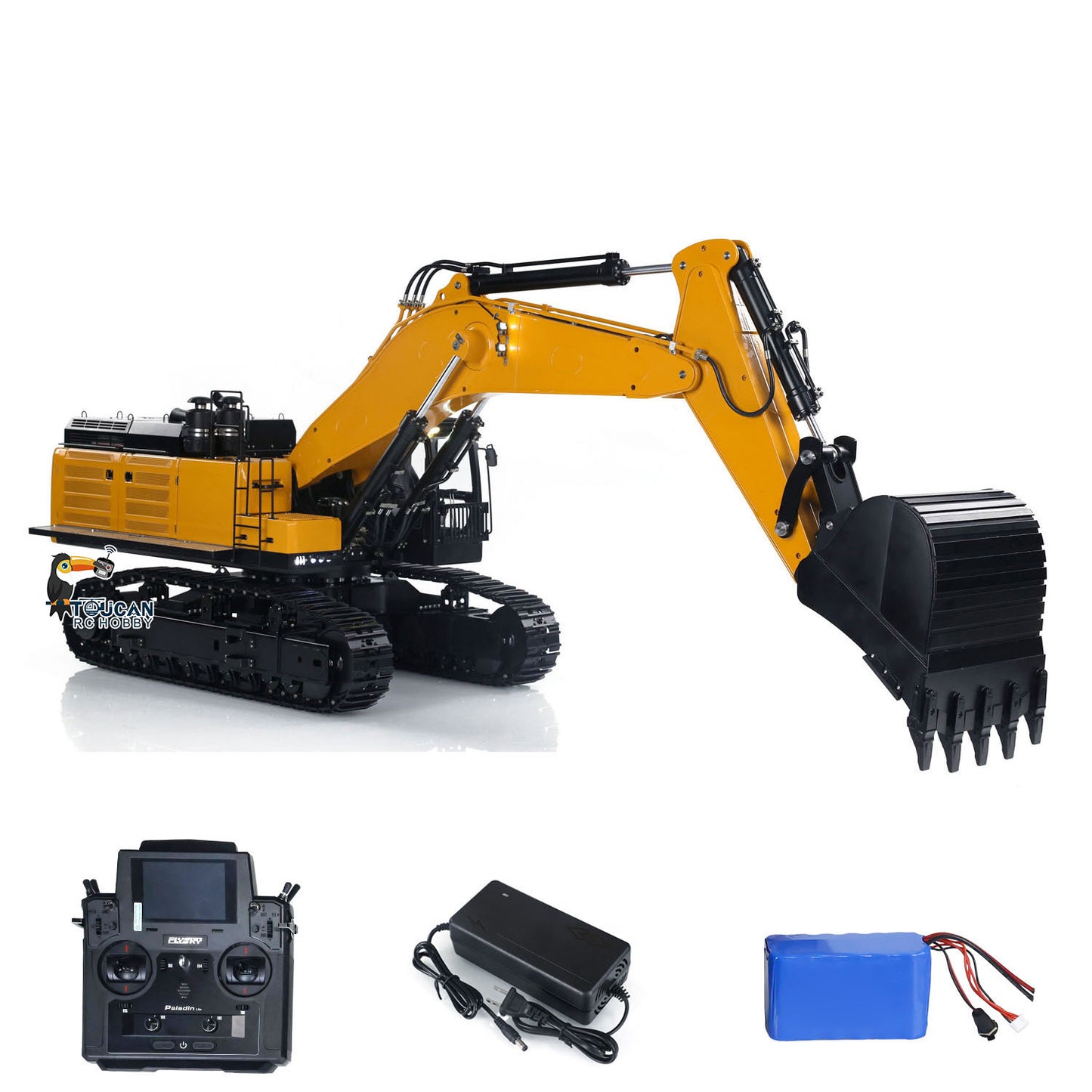 Kabolite K980 1/14 Hydraulic RC Excavator SY980H Giant PL18 Lite Radio Control Digger Construction Vehicle DIY Simultion Car