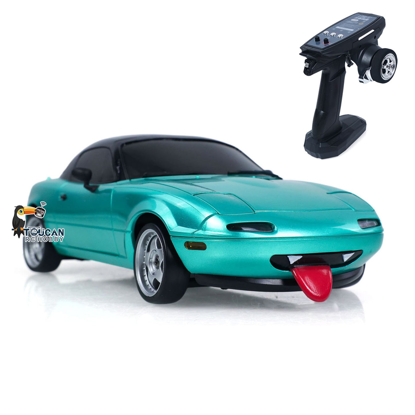 LDRC LD1804 1/18 2.4G 4X2 Remote Control Drift Car Brushed Motor ESC Servo Light System RC Racing Vehicle Assembled RTR