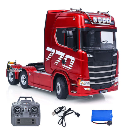 TOUCAN RC HOBBY US Stock 6*4 HUINA 1501PRO 1/18 RC Tractor Truck RTR Plastic Radio Controlled Construction Vehicle Light Sound Unit Assembled Finished Model
