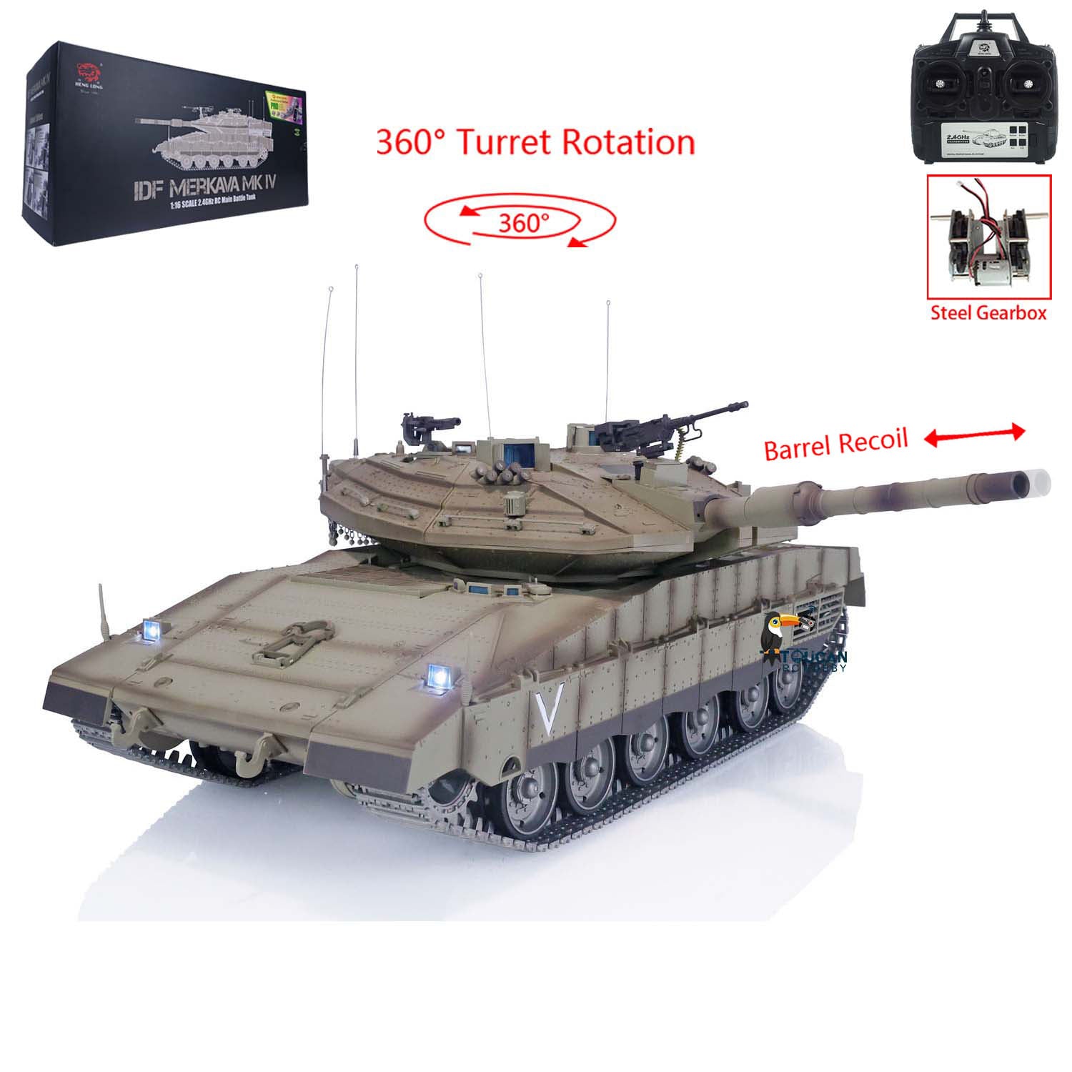 Tamiya Battle System OP-447 (53447) Unité IR - 1/16 Tank RC - Neuf Ancien Stock