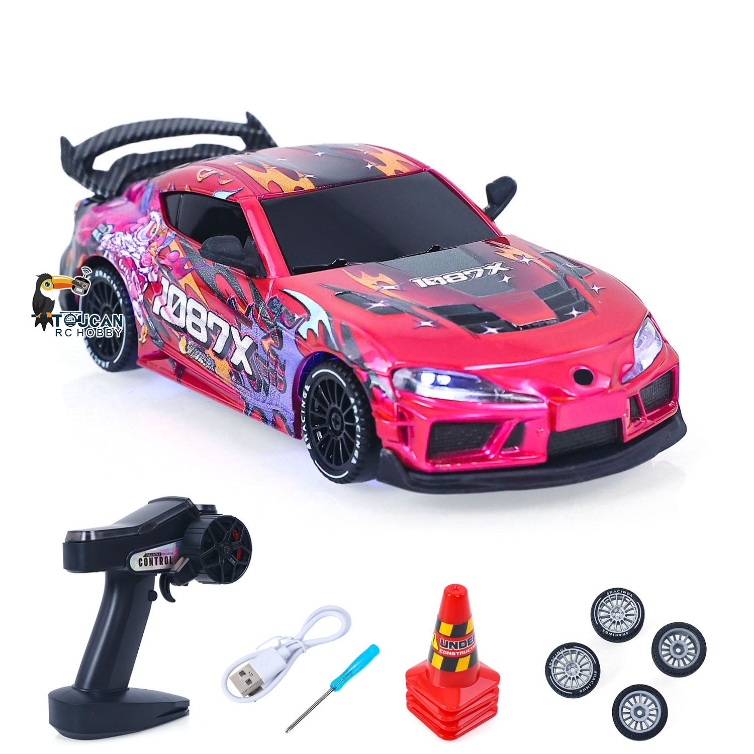 TOUCAN RC HOBBY 10KM/H JXC SP4301 1/43 Remote Control Drifting Car AWD