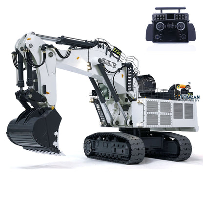 1/20 Metal Painted Assembled RC Hydraulic Equipment Remote Controlled Excavator for 996 Taranis XE Radio Digger Frsky-Taranis-XE