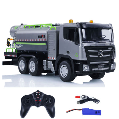 1/18 HUINA 1316 RC Spray Fog Cannon Remote Control Truck 9CH Eletric Car Hobby Model for Children Adults