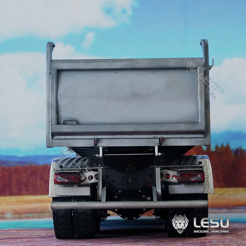 LESU 1/14 Metal TGS 8*8 Dumper Truck Construction Vehicle DIY Model with Light and Sound System Motor ESC Servo