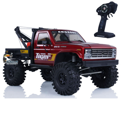 In Stock CROSSRC EMO X3 4WD 1/8 RC Rescue Towing Car 4x4 Remote Control Crawler Car Model Brushed Motor ESC X10 Radio Differential Lock